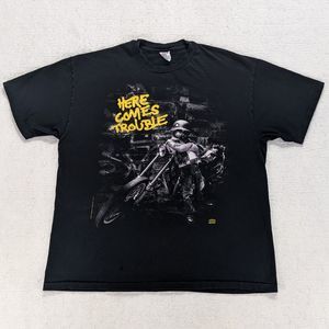 Vtg 90s Bad Company Here Comes Trouble 1992 T-Shirt Men's XL Single Stitch Black